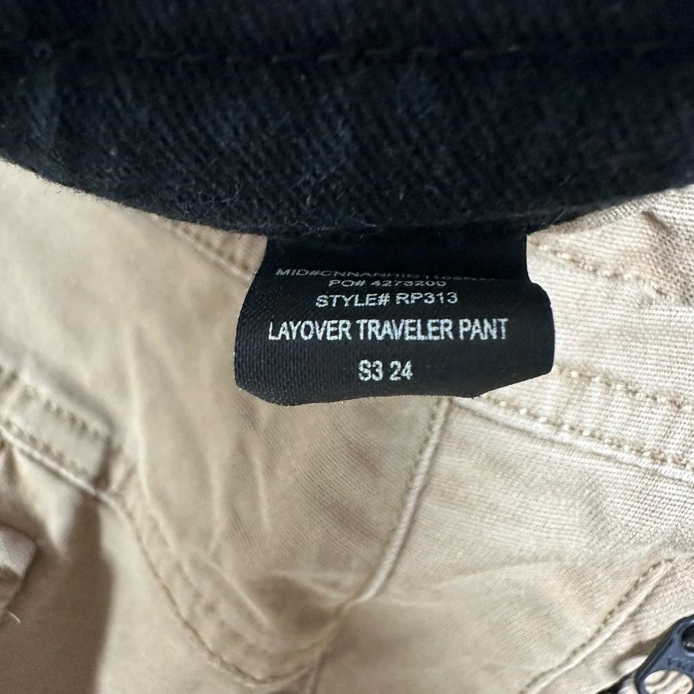 Roark Pants Mens 38 Brown Layover Traveler Everyday Zip Pockets Hiking Outdoors